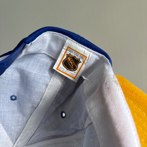 RARE BUFFALO SABRES NHL NWT snapback TED FLETCHER hockey hat - Picture 7 of 8